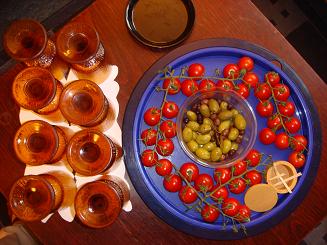 Tomates et Olives à grignoter