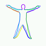 human body semilocal rigidification