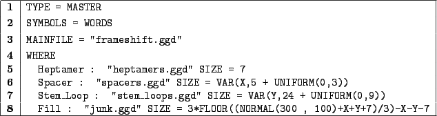 \begin{figure}
\begin{center}
\texttt{\begin{tabular}{\vert c\vert l\vert} \...
...100)+X+Y+7)/3)-X-Y-7 \\ \hline
\end{tabular}}
\end{center}
\end{figure}