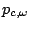 $ p_{c,\omega}$