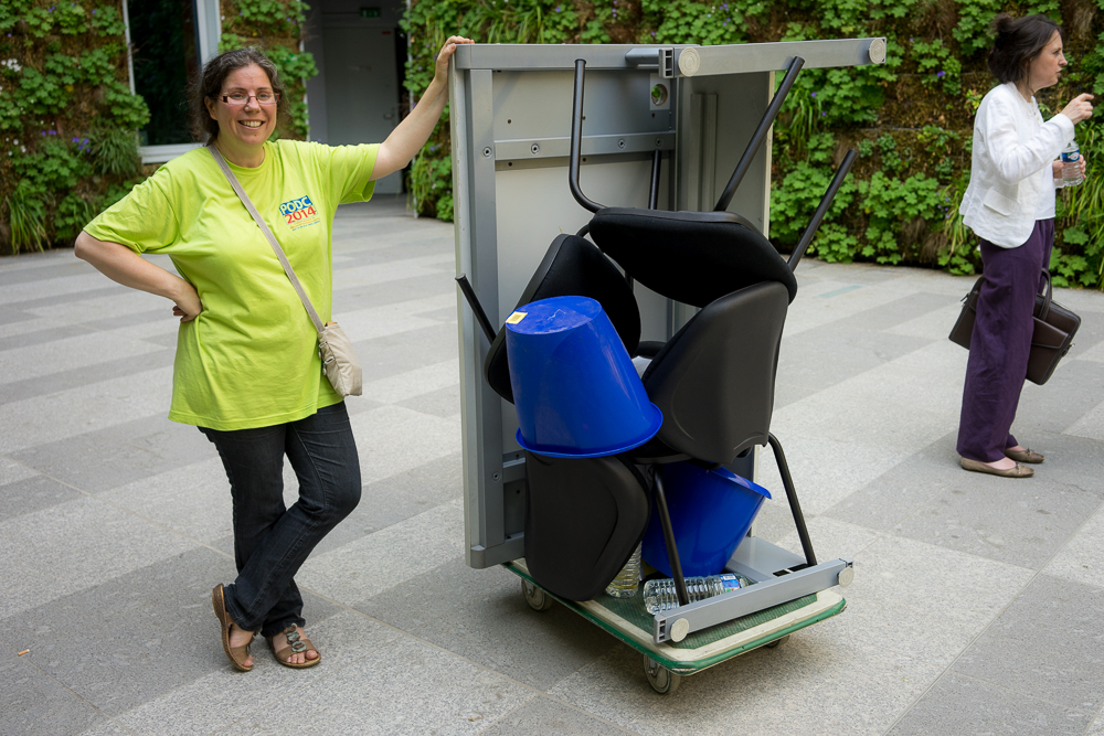 : Sylvie Delaët organisatrice de PODC le rangement juillet 2014