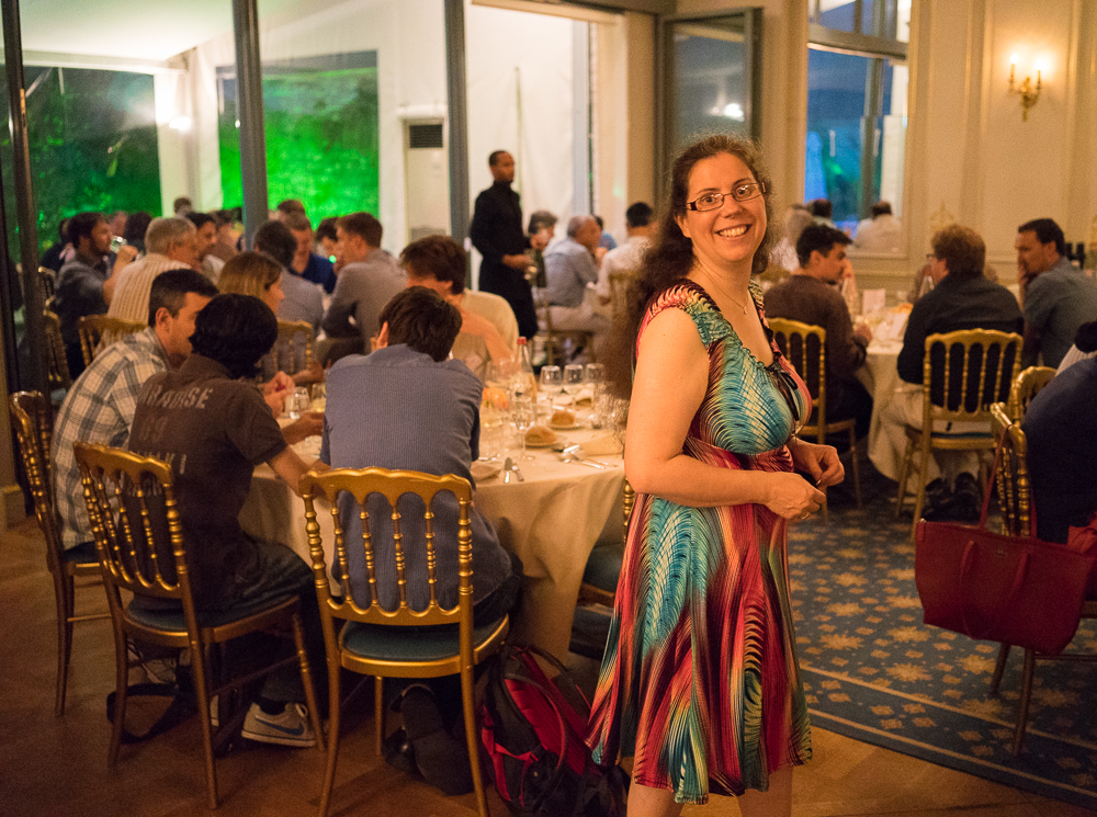 : Sylvie Delaët organisatrice de PODC lors du banquet juillet 2014
