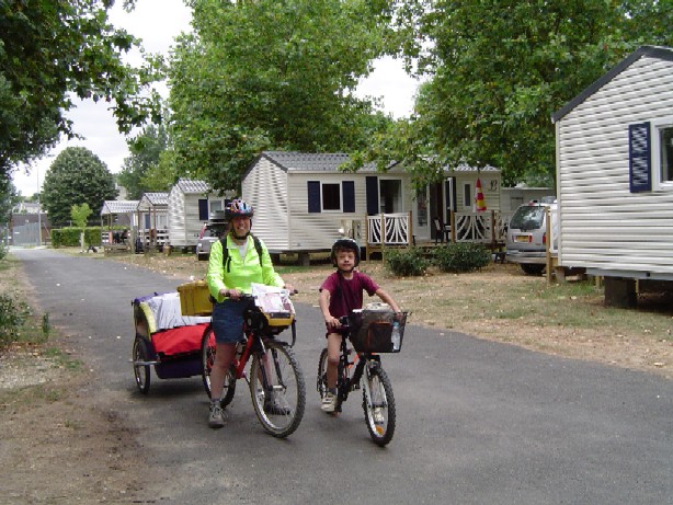 Nous sur nos vélos