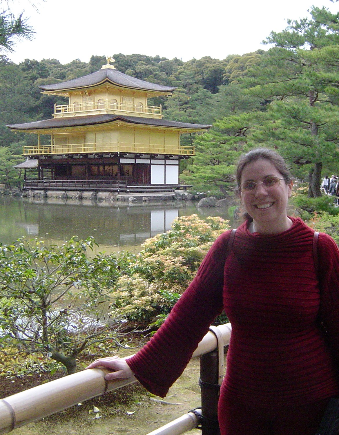 Photo de Sylvie au Japon