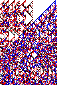 Automate cellulaire randomisant fortement.